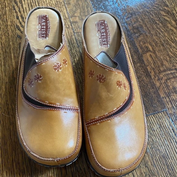 Spring step L’Artiste size 42 caramel clog - Picture 1 of 5